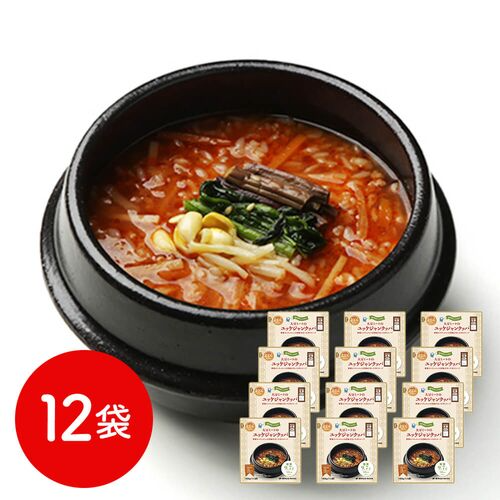 【終売】糖質0ｇぷるんちゃん 大豆ミートのユッケジャンクッパ 12袋入