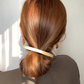 (B)バレッタ ヘアクリップ 髪飾り ヘアアクセサリー  ゴールド ヘアアレンジ 髪留め まとめ髪 オフィス 発表会 卒業式 入学式