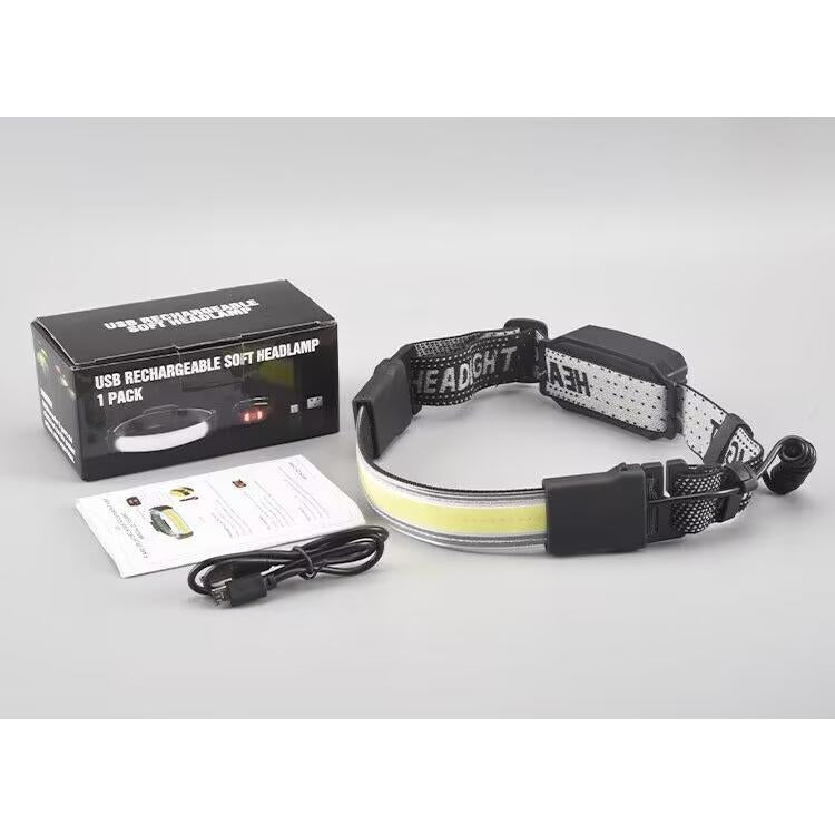 ヘッドライト LED キャップライト 超高輝度 充電式LEDヘッドライトり ジョギング センサー機 w608