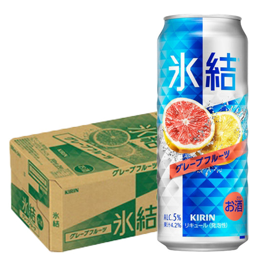 キリン 氷結 グレープフルーツ 500ml×1ケース/24本 【ご注文は2ケースまで同梱可能です】