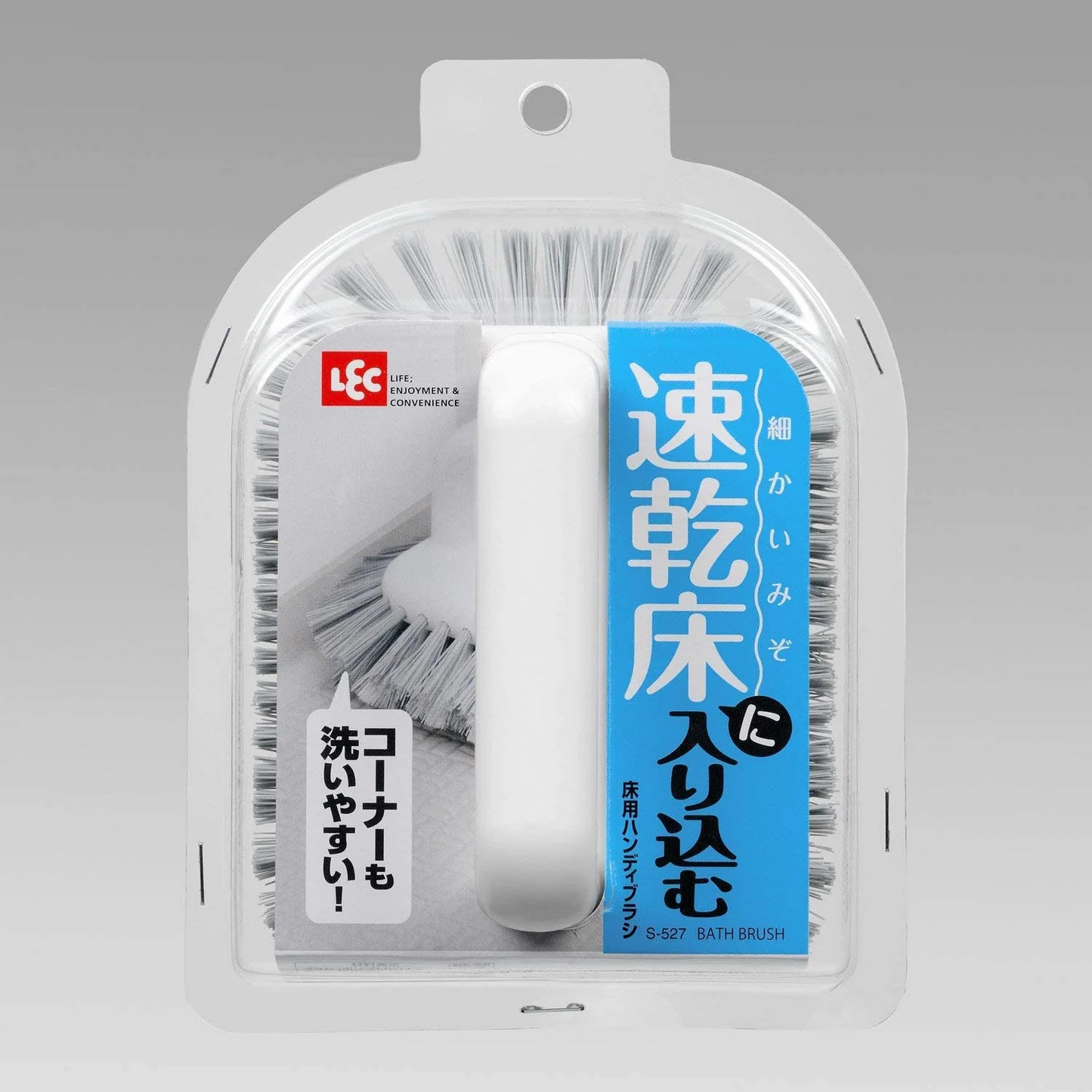 LEC/レック 床用ハンディブラシ(速乾床対応) 掃除用品 クリーナー バス 風呂 浴室 S-527
