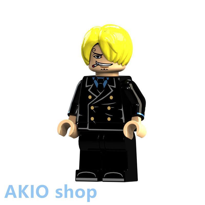 ワンピースブロックおもちゃ LEGO互換品 14点セット ルフィ サンジ 組立 玩具 おもちゃ ミニフィギュア 人気 漫画 アニメキャラクター プレゼント  s036