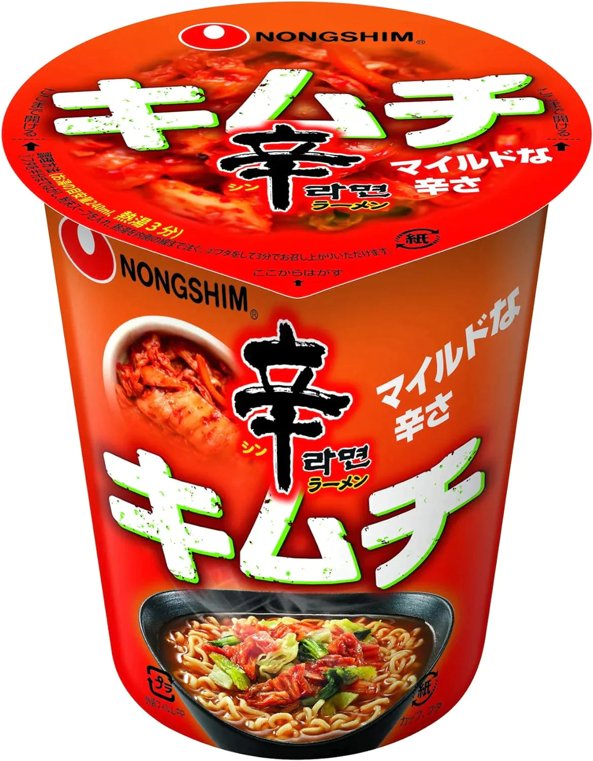 農心ジャパン 農心 辛ラーメン の袋麺タイプ (キムチ 辛)  カップタイプ (キムチ 辛)   ミニサイズ (辛)  の5種12食セット