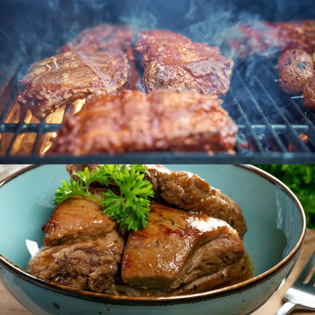 国産豚　骨付きカルビ　1kg（BBQ・焼肉・オーブン焼き・ネギ塩炒め・ハッシュドビーフ等に）