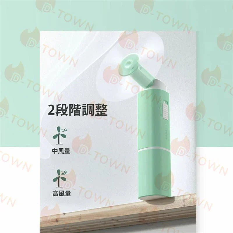 携帯扇風機 手持ち/卓上両用 ハンディファン ミニ扇風機 扇風機 小型強風 軽量 静音設計 USB充電式 バッテリー内蔵 携帯便利 熱中症対策 w404B(ピンク)