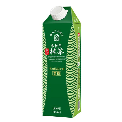 【送料無料】三井農林 ＷＮ　希釈用抹茶１L 1000ml 1L×12本