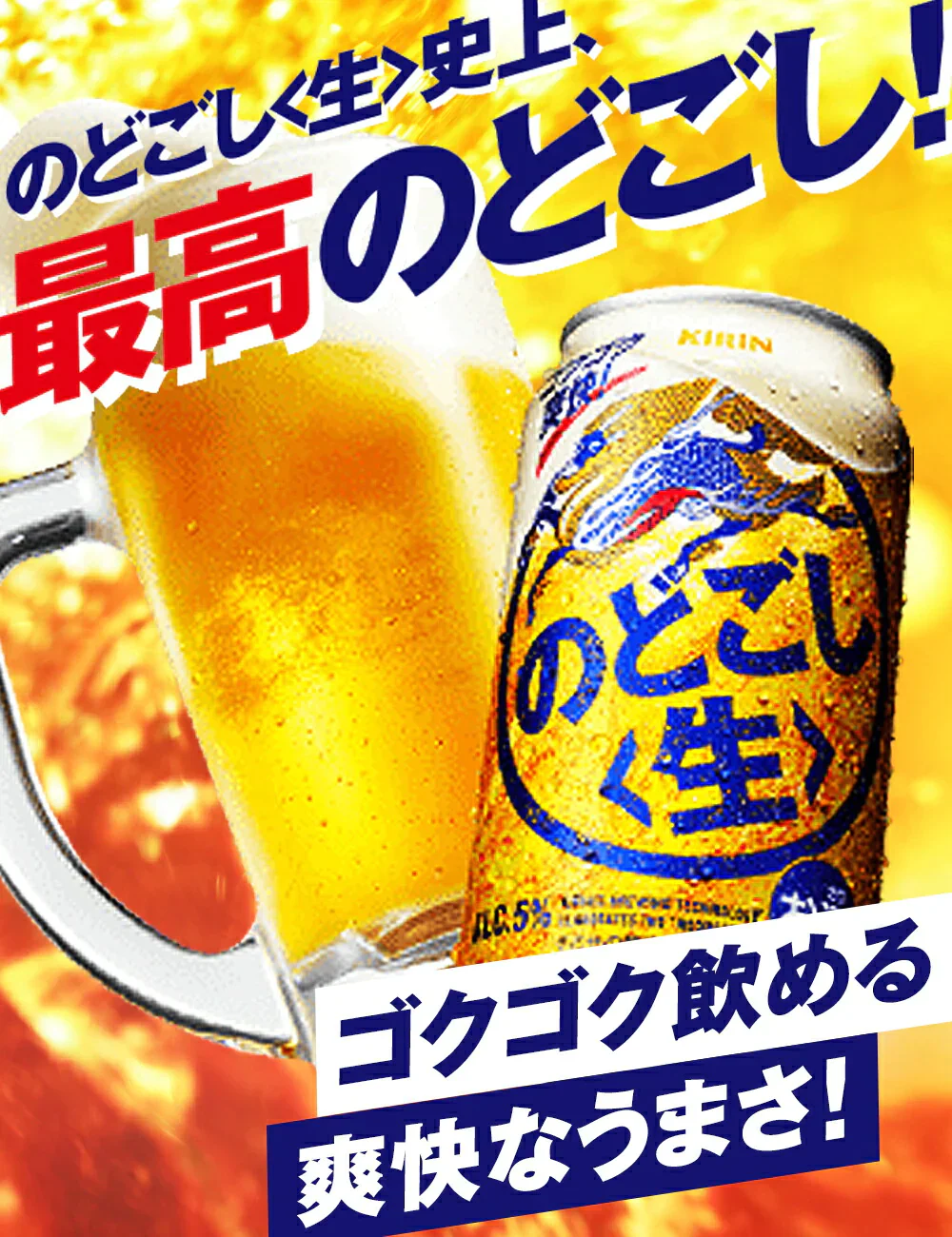 【送料無料】  キリン のどごし＜生＞ 500ml×24本【北海道・沖縄県・四国・九州地方は別途送料】