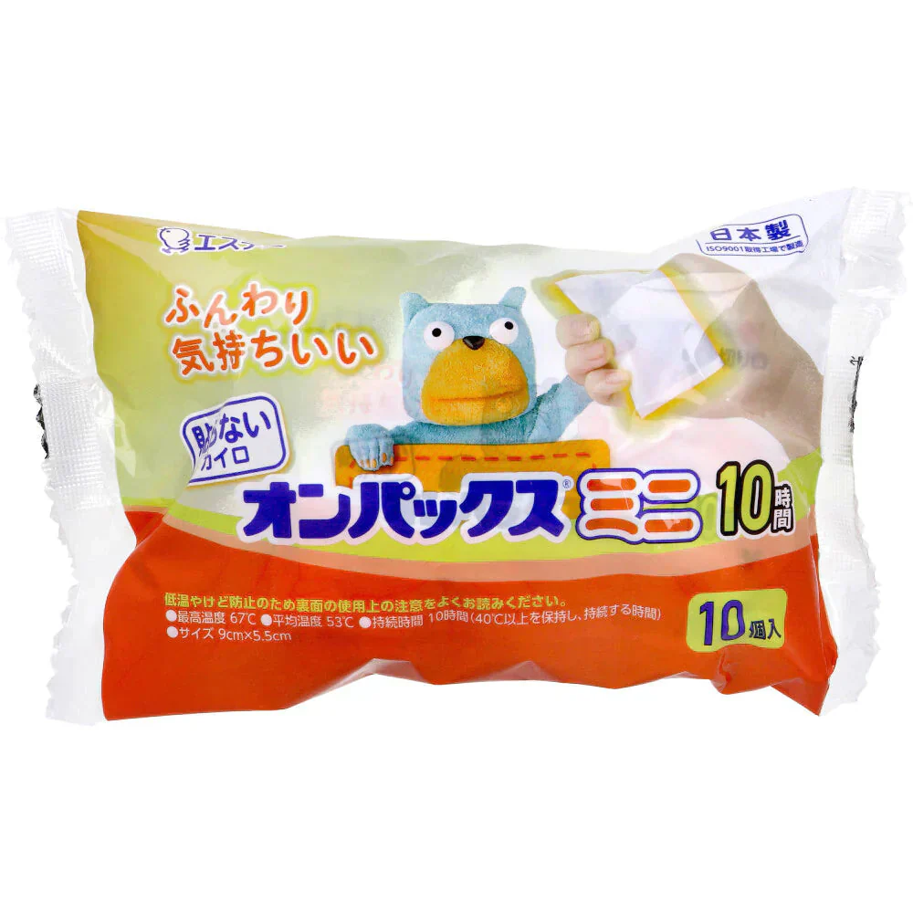 エステー 貼らないオンパックス ミニ 10時間用 10個入り X10パック