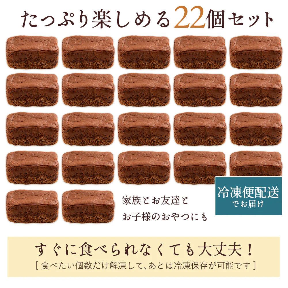 ケーキ チョコレートケーキ ちょこチョコ 22個セット 西内花月堂 スイーツ お菓子 ケーキ 洋菓子 チョコケーキ 食べきりサイズ お取り寄せ スイーツ