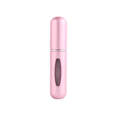 香水瓶 5ml ピンク 香水やアルコール 小分け 簡単詰め替え ボトル 容器 アトマイザー スプレー 持ち運べる ポータブル 小型 軽量