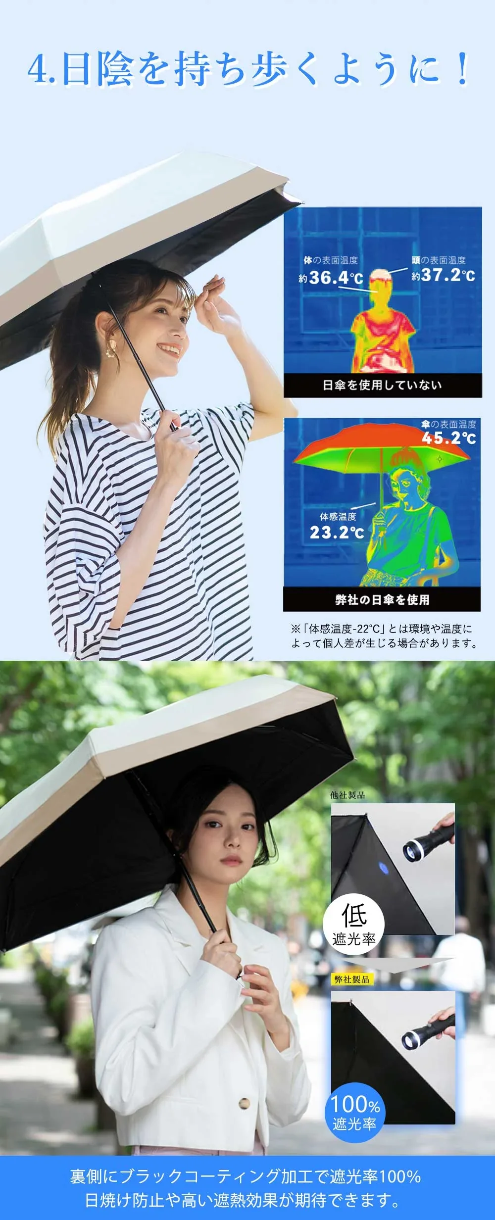 【特別価格で販売中】＼ミント×ベージュ 1本／遮光 遮熱 傘 レディース 紫外線遮断 日傘 大人 まとめ買い 折りたたみ傘 丈夫な傘 6本骨 軽い傘 雨傘 軽量 おしゃれな傘 風に強い傘 耐風傘 晴雨兼用 男女老若 入学祝い 入社祝い 卒業祝い 還暦祝い
