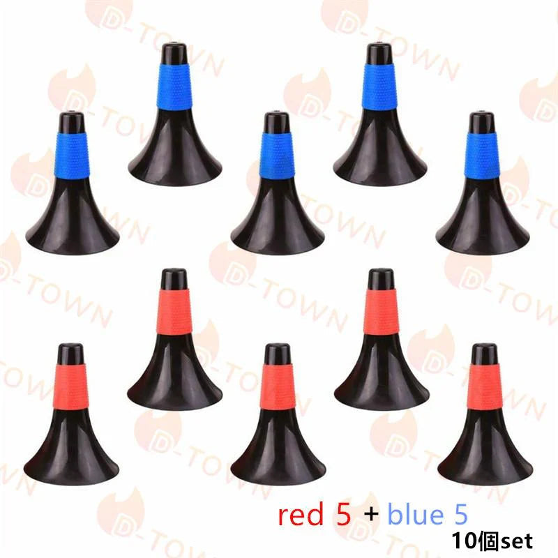 バスケットボールコーン リップコーン トレーニング用品 練習 2色 10個セット 体育館 スポーツ用品 グラウンド用品 カラーコーン w413
