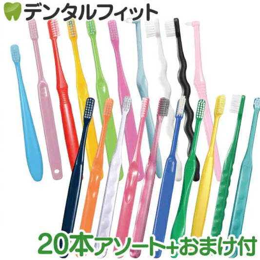 歯科専用の歯ブラシ アソート20本セット福袋 【おまけ付】≪歯ブラシは全て日本製のこだわり福袋≫※返品不可【福袋】【福袋の日】【メール便送料無料】