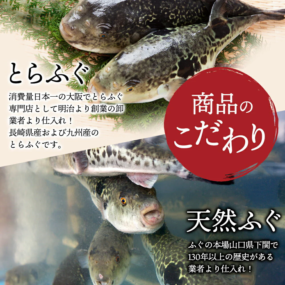 とらふぐ刺身 ふぐ鍋セット 4-5人前