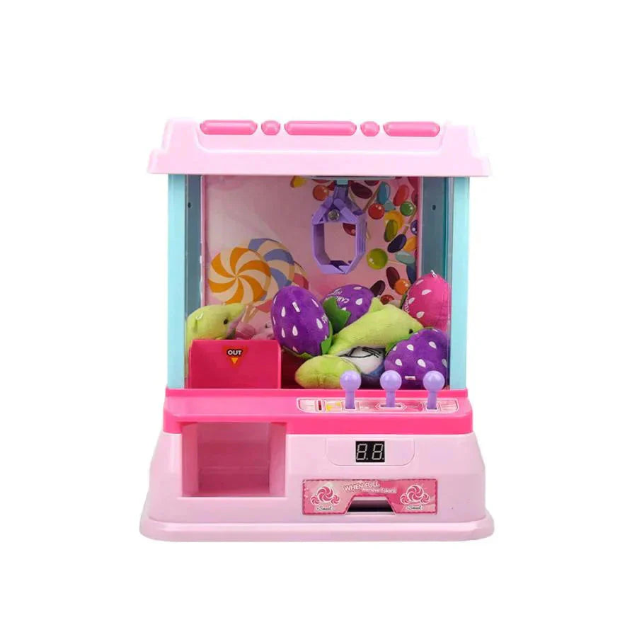 クレーンゲーム 「ピンク」 おもちゃ キッズ こども 孫 パーティーゲーム UFO キャッチャー 家庭用 ゲームセンター 卓上 玩具 遊び場 プレゼント 誕生日 クリスマス pa007-2