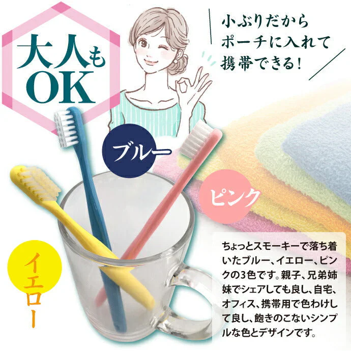 Ci Jr.（ジュニア）歯ブラシ 12本 3色アソート スリムヘッド 小学校高学年から中学生【メール便送料無料】