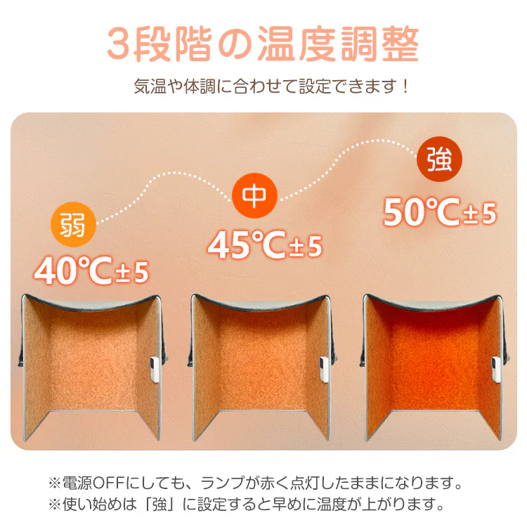 パネルヒーター 「キャット」 足元ヒーター デスクヒーター 足元暖房 電熱 ヒーター こたつ 折り畳み 遠赤外線 省エネ 冷え性 オフィス 部屋 暖かグッズ