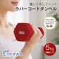 ダンベルセット 5kg 「レッド」 2個セット カラーダンベル ダンベル 滑りにくい ゴム素材 腕 筋力 ウェイト トレーニング 鉄アレイ 男性 女性 ダイエット 筋トレ ジム 自宅