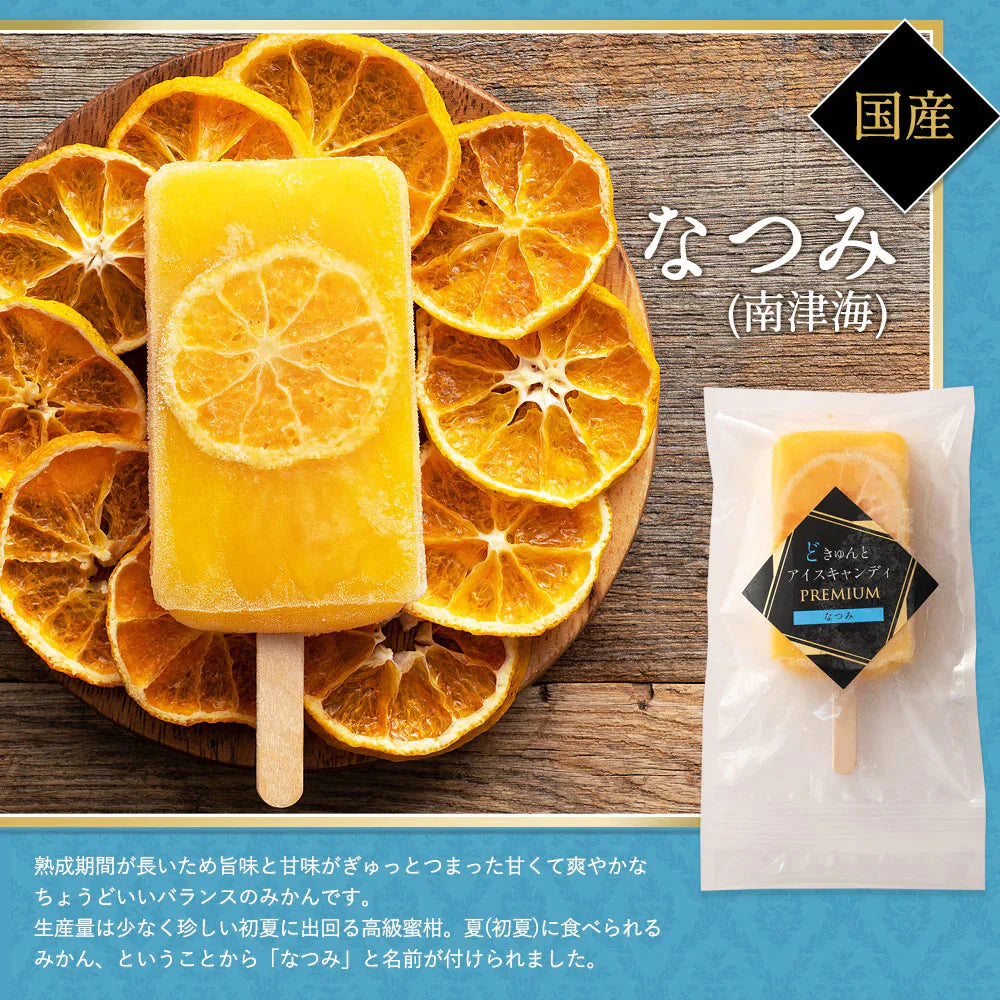 アイス ギフト どきゅんとアイス 【PREMIUM】 合計20本 セット 愛媛県産 みかん プレゼント お取り寄せ スイーツ 無香料 無着色 砂糖不使用 アイスキャンディ 詰め合わせ 福袋 お中元 残暑見舞い