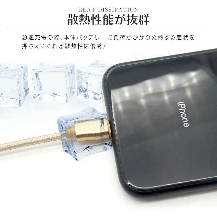 【3本セット】【0.5m】【シルバー】iPhone 充電 ケーブル 断線しにくい 急速充電 2m 1.5m 1m 50cm 25cm データ 充電器 Lightningケーブル ライトニングケーブル スマホ アイフォン usb iPad iPhone 13 12 SE3 SE2 11 XS MAX X XR Pro Max mini