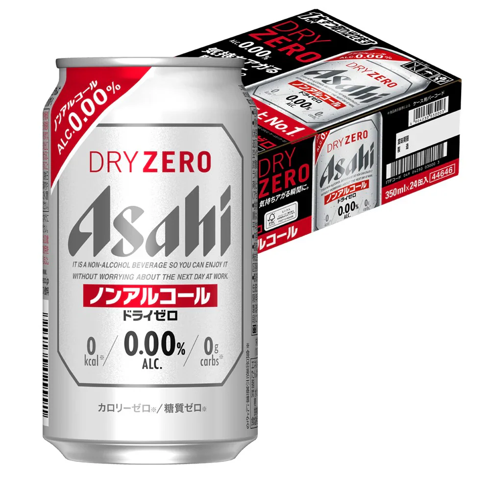 アサヒ ドライゼロ 350ml×1ケース/24本 YTR