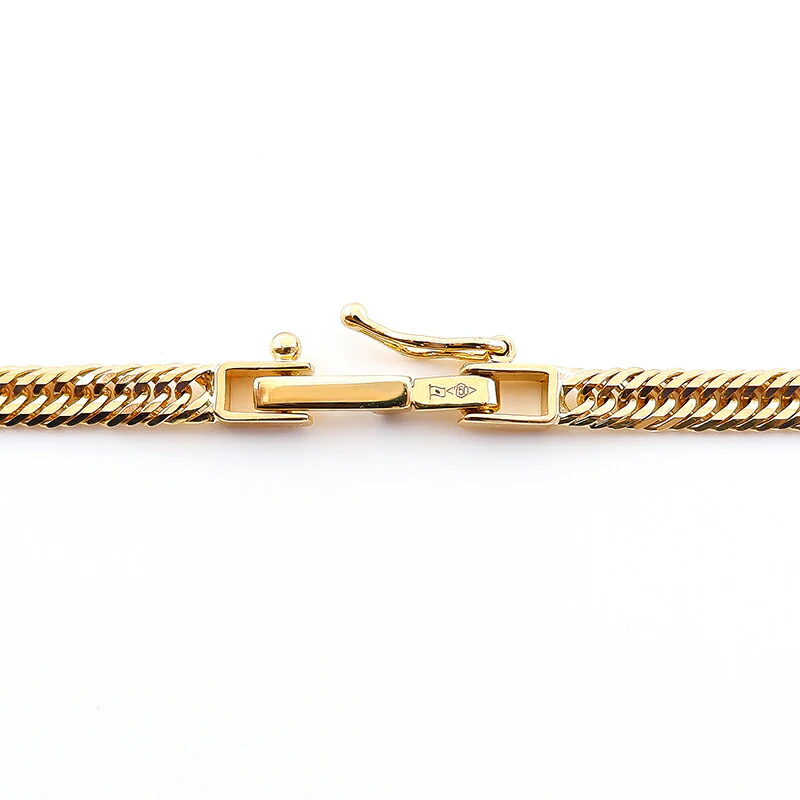 喜平ネックレス 18金 18K 造幣局検定マーク 新品 メンズ 12面カット トリプル編み 長さ50cm