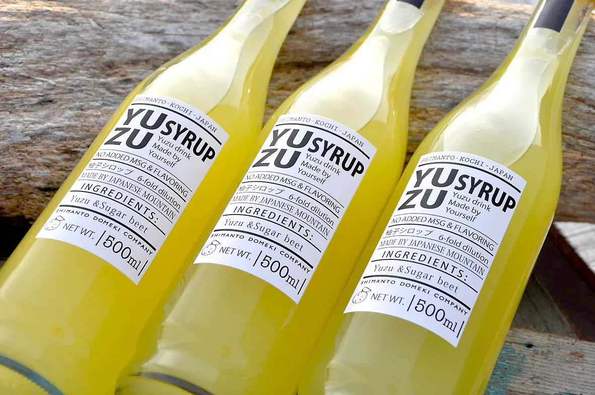 無添加・無香料　Concentrated Yuzu drink ［高知の柚子ドリンク］6倍希釈