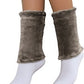 天使のウォーマー 足首用 グレー レッグウォーマー