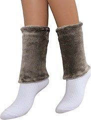 天使のウォーマー 足首用 グレー レッグウォーマー