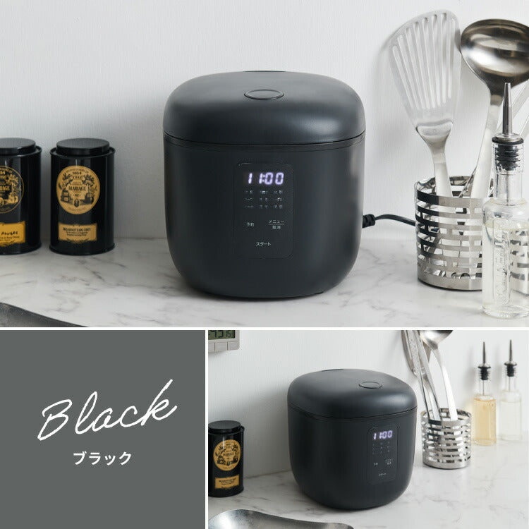 (カラー：コーラルピンク)simplus シンプラス マイコン式 4合炊き炊飯器 SP-RCMC4 炊飯器 温度センサー付き 保温機能 ヨーグルト ケーキ