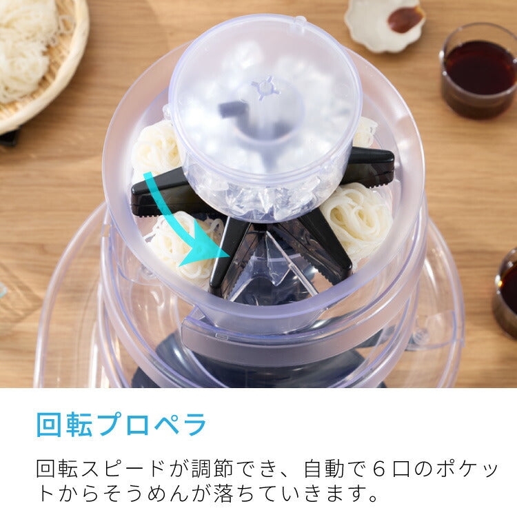 Otona オトナ 大人の流しそうめん 流しそうめん機 薬味ポケット付き 卓上 コードレス 電池式 世界流しそうめん協会認定【送料無料】