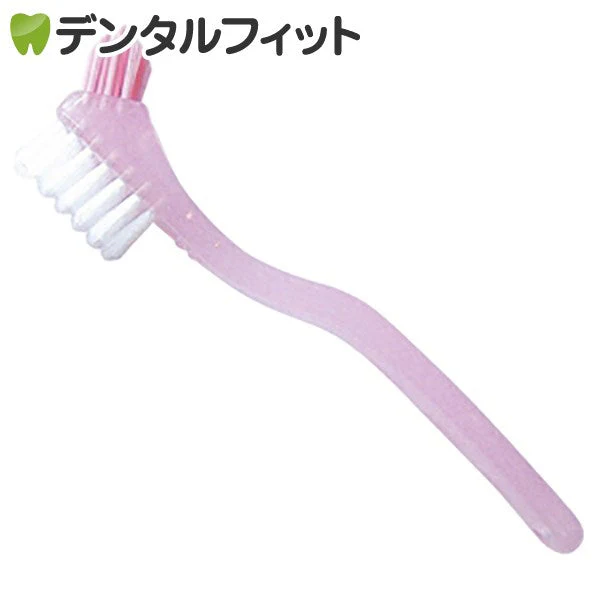 歯ブラシ Ci 軟性床用義歯ブラシS ミルキーピンク【メール便送料無料】