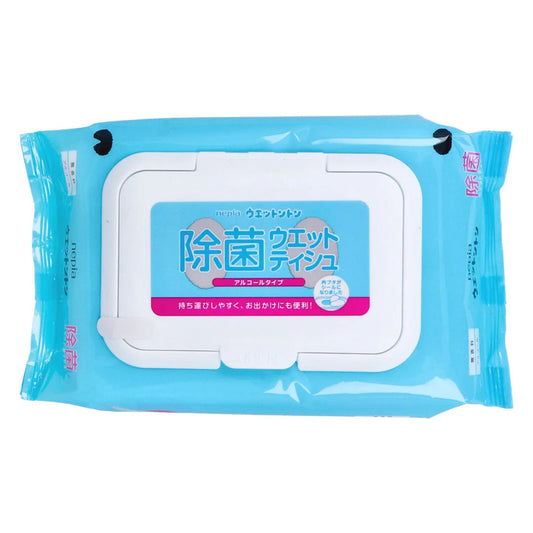除菌ウエットティシュ ネピア ウエットントン アルコール 無香料 50枚入りＸ24個