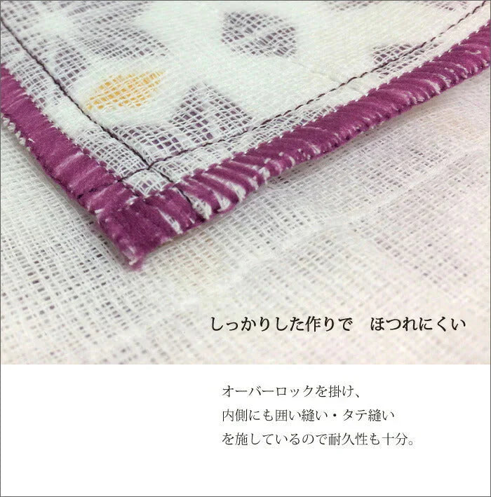 綿ガーゼテーブルふきん和柄5枚入/30×30ｃｍ◆ かや生地 蚊帳 キッチンクロス 布巾 布きん フキン コットン 吸水 台拭き 台ふき おしぼり かわいい セット まとめ買い 引っ越し挨拶