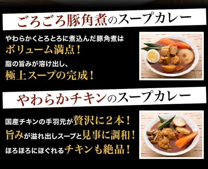 スープカレー 業務用20食 送料無料 札幌極みスープカレー レトルト カレー 大容量 北海道 チキン10食・豚角煮10食 ギフト 飲食店 レストラン ホテル 卸
