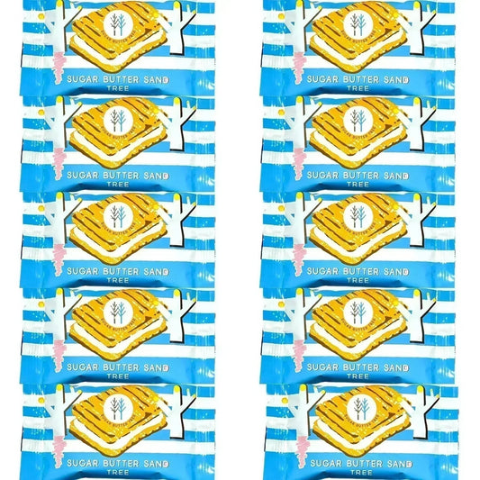 シュガーバターサンドの木 10個入り 銀のぶどう (食品SYU10) バラ売り 人気 おすすめ スイーツ お菓子 お試し ご自宅用 シュガーバターの木 シュガーバターサンド※
