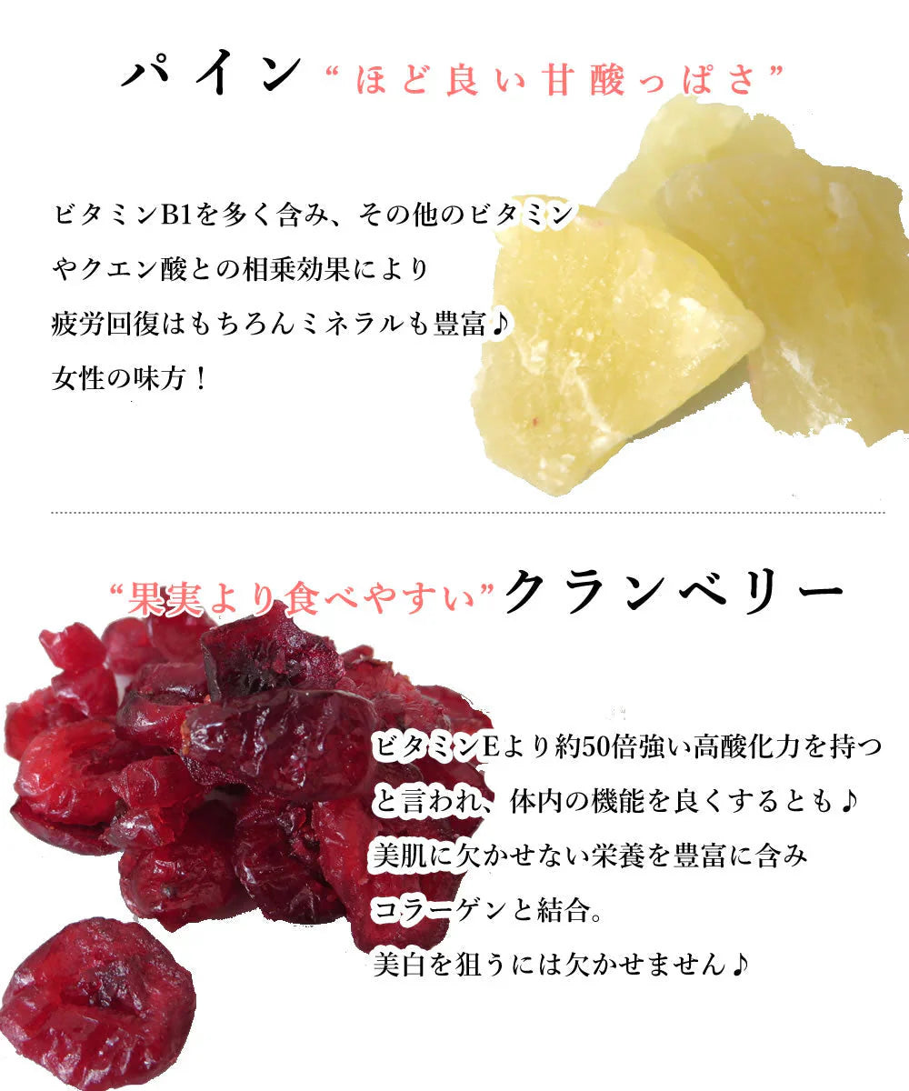 【500g】ドライフルーツ ミックス 6種類のプレミアムミックスセット