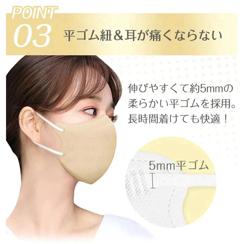 (グレー)マスク 90枚 立体マスク 3D立体 息がしやすい 3層フィルター  男女兼用 不織布 着用快適 小顔効果 通気性