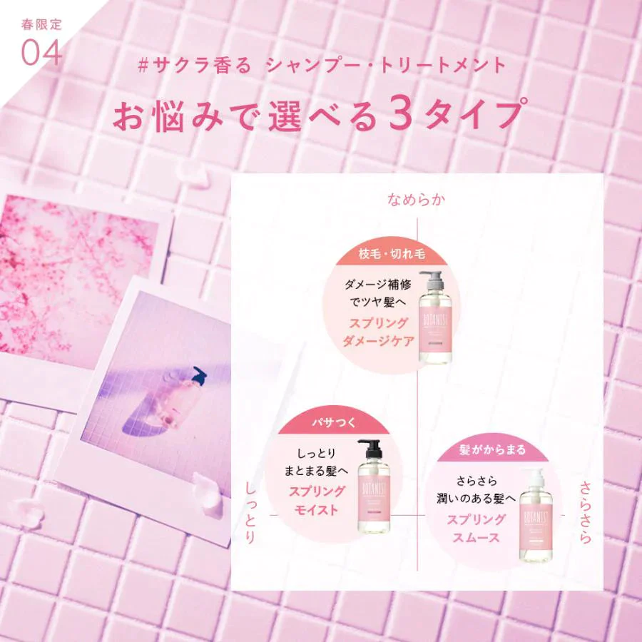 BOTANIST ボタニスト ボタニカルスプリングモイストシャンプー・トリートメントセット ヘアケア ぼたにすと