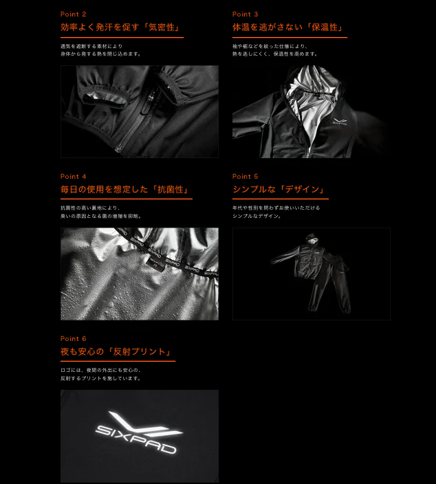 SIXPAD Sauna Suit Sサイズ