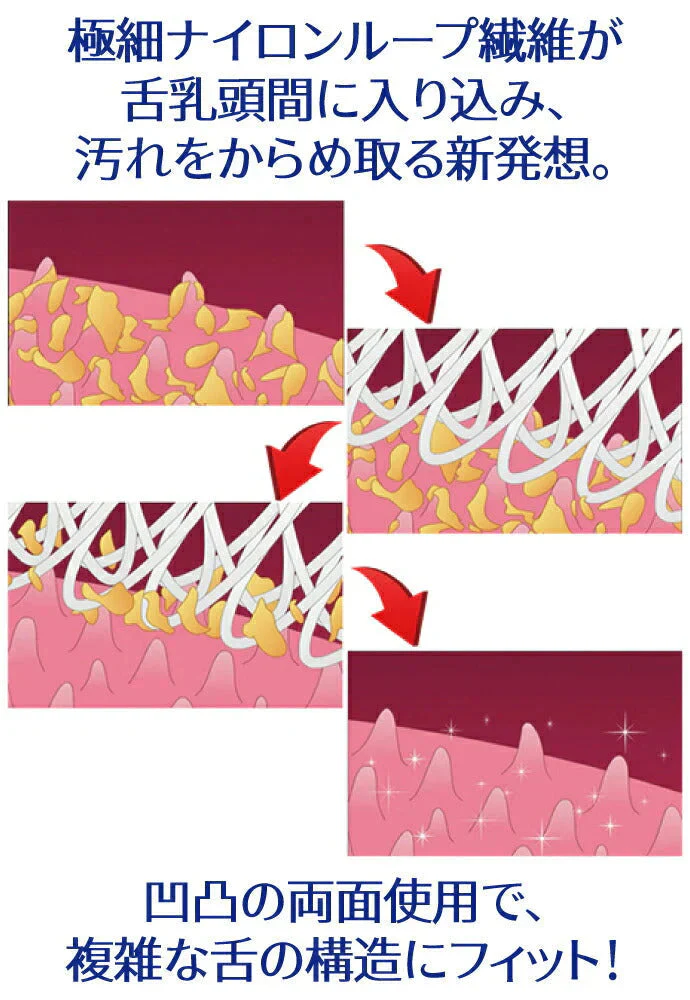 舌ブラシ W-1(ダブルワン) 3本セット ※カラー指定不可 舌磨き 舌クリーナー 口臭ケア 口臭予防 シキエン SHIKIEN【メール便送料無料】