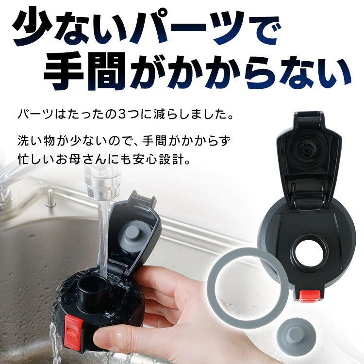 【カートアップNG】アイリスオーヤマ  ステンレスケータイボトル ダイレクトボトル DB-1500 ブルー