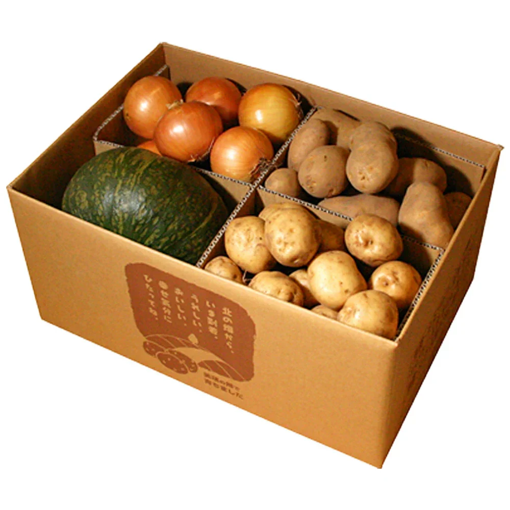 【終了】【10月中旬より順次出荷予定】北海道産 秋の味覚4種セット　メークイン・男爵・玉ねぎ(M~2L混)/各3kg、かぼちゃ(約1.3kg)/1玉