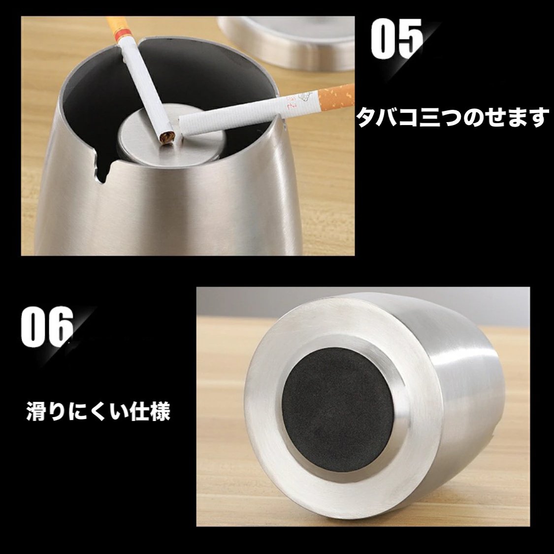 スペシャル銅 灰皿 蓋付き ビッグ 密閉性あり 滑り止あり 頑丈分厚い錆びない 携帯灰皿 車 灰皿 灰皿 車 卓上灰皿 屋外灰皿(スペシャル銅)