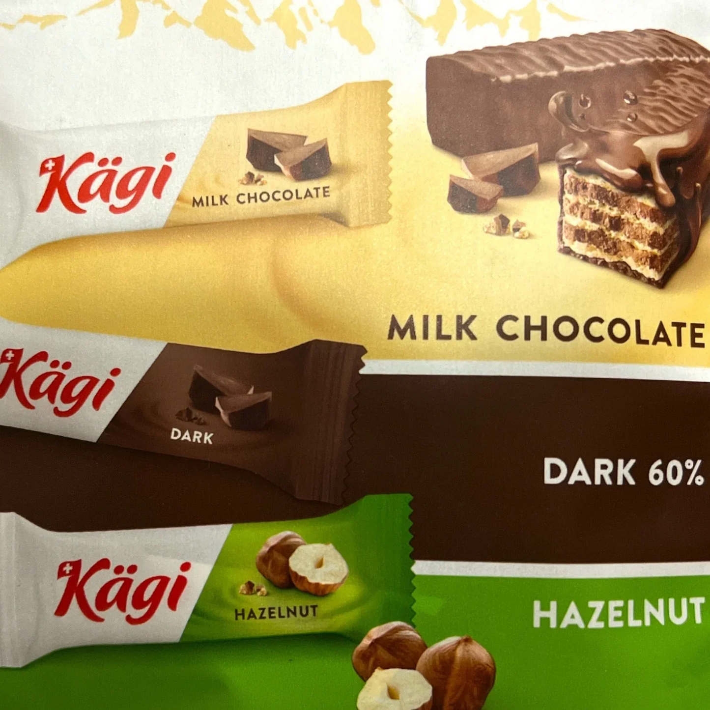 カーギ KAGI スイス チョコレート ウエハース 120g (食品KAGI120)ウェハース チョコレート チョコ スイーツ お菓子	※