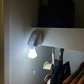 【2個組】停電時でも付く ライト LED 照明 電池式 単四電池3本 明るい  電気 クローゼット取り付け可 ベッド取り付け 隙間 スペース 電池式ひも引きライト
