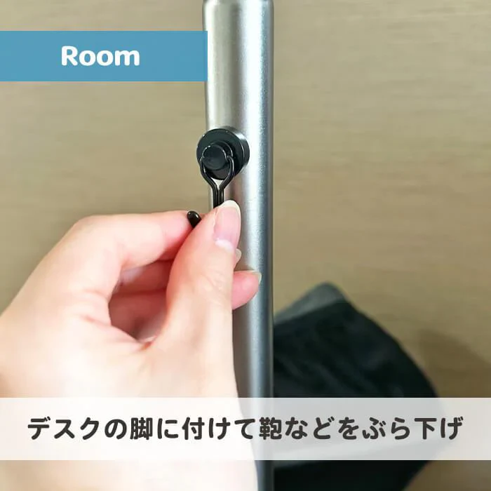 【ブラック5個】【予約商品・発送時期は商品説明に記載】マグネットフック 強力 玄関 かわいい クリップ ネオジム磁石 5個セット 2色 マグネット フック 引っ掛けブラック シルバー 超強力 オフィス 収納 ラック お風呂 キッチン棚 冷蔵庫 送料無料 ギフト プレゼント