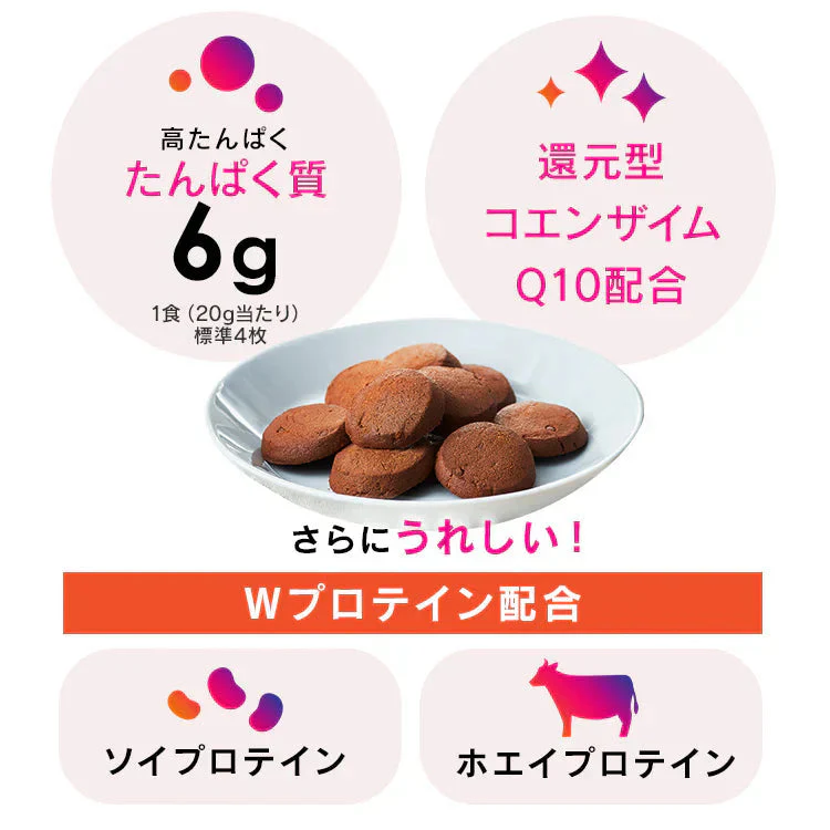 【カートアップNG】プロテインクッキー チョコ味 250g