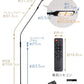【ホワイト】スタンドライト フロアライト LED おしゃれ 北欧 調光 間接照明 リモコン フロアランプ フロアスタンド LEDライト 目に優しい 床置き フレキシブル ライト 照明 読書灯 寝室