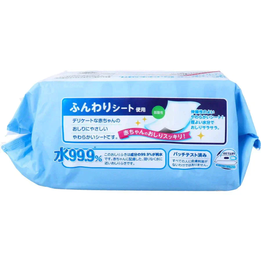 ベビー用おしりふき レック 水99.9％ ふんわりおしりふき 80枚X3個入 X10パック